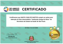 Santa Casa recebe auditoria do Selo Hospital Amigo do Idoso