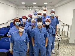 Primeira cirurgia robótica de tórax da Baixada Santista